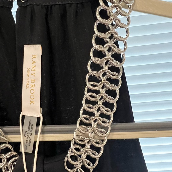 Brand New with tags Ramy Brook blouse tank in black - Picture 3 of 4
